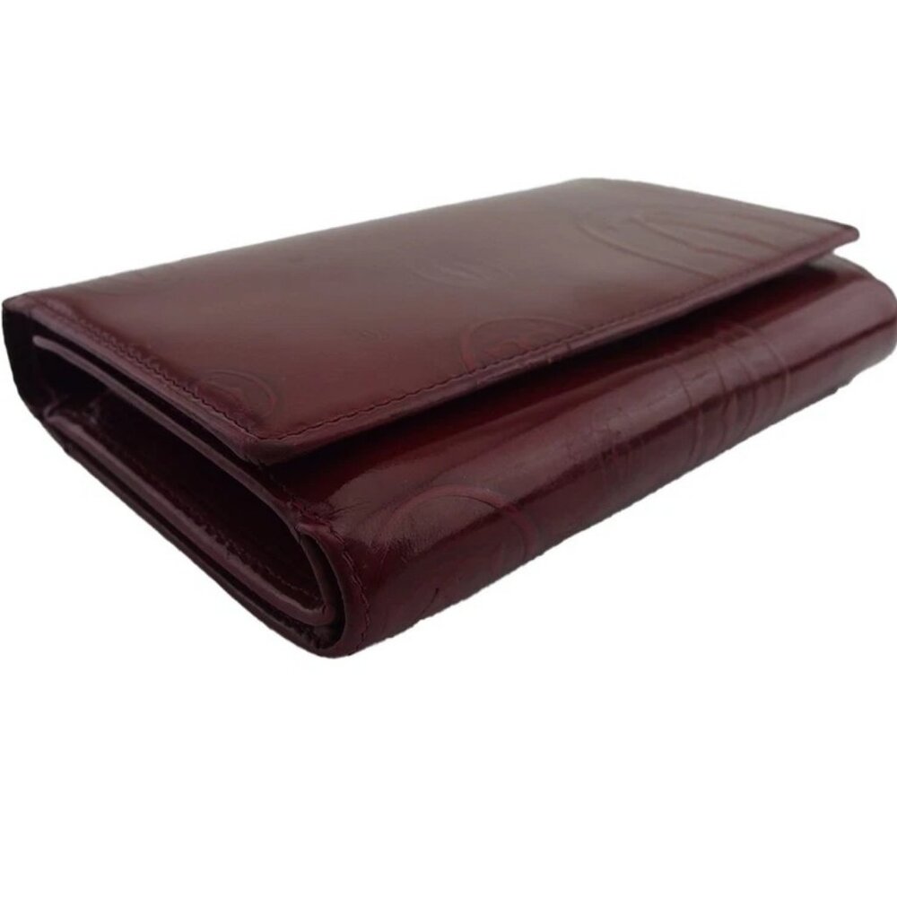 CARTIER Purse Bordeaux Women Authentic secondhand